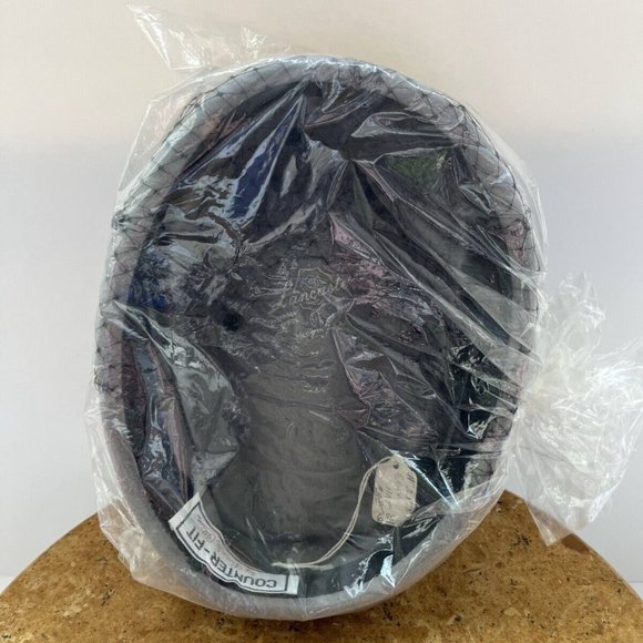 Vintage Lancaster Women's Gray Wool Counter Fit By Frank Olive Hat w/ Black Lace - Picture 12 of 12